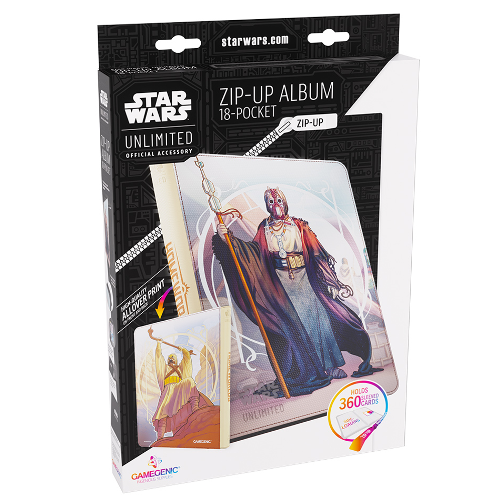 Star Wars Unlimited Zip-Up Album 18-Pocket: The Chieftain & A'Kobe (Preorder)
