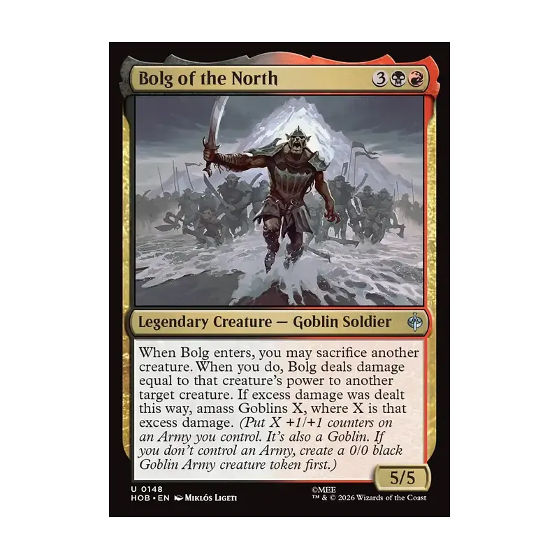 Bolg of the North - The Hobbit (Near Mint)