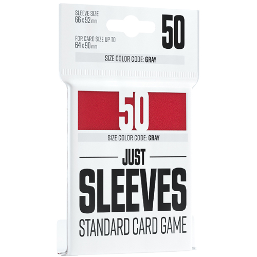 Just Sleeves: Standard Size - Red (50) Just Sleeves: Standard Size - Red (50)
