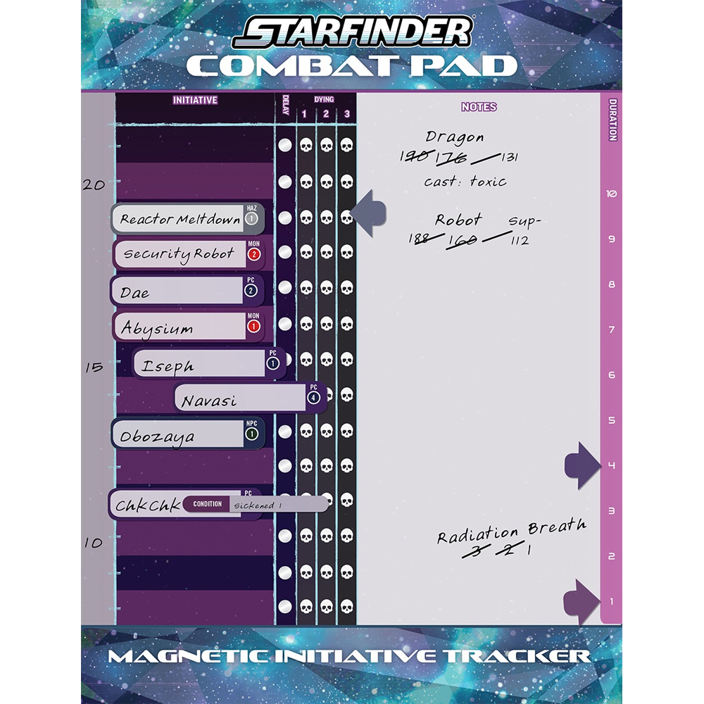 Starfinder 2E RPG: Combat Pad (New Arrival)