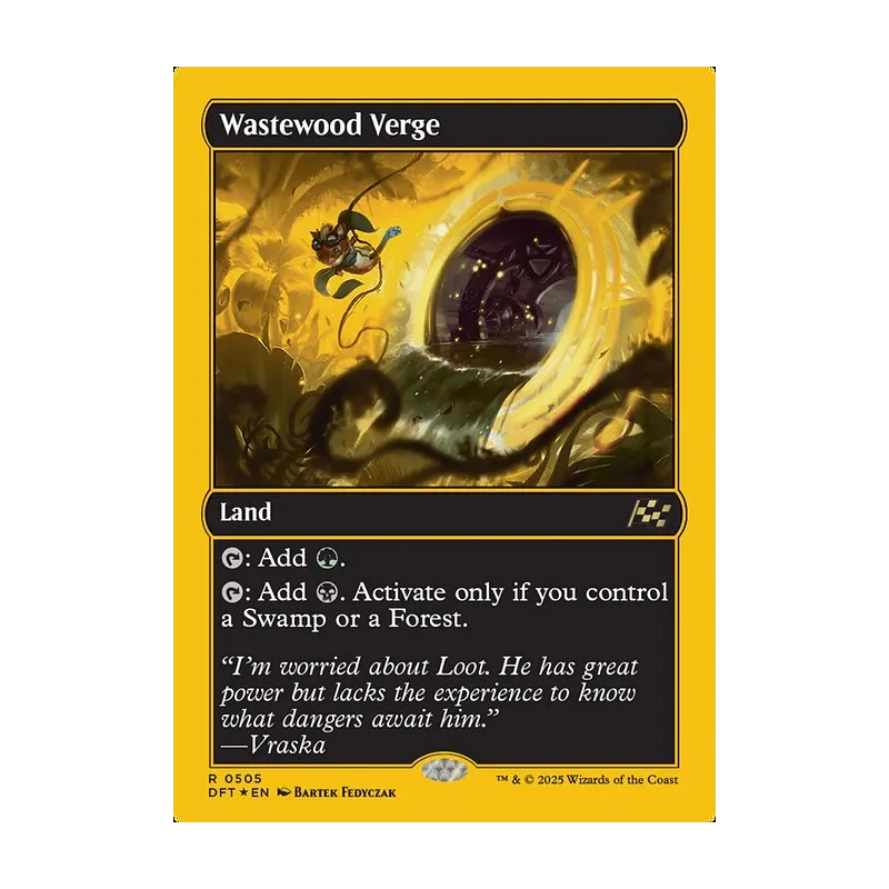 Wastewood Verge (First-Place Foil) - Aetherdrift (Foil Near Mint)