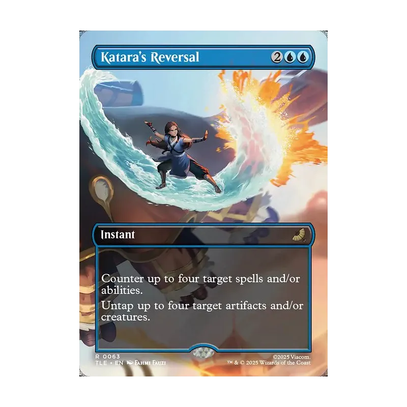 Katara's Reversal (Borderless) - Avatar: The Last Airbender Eternal (Near Mint)