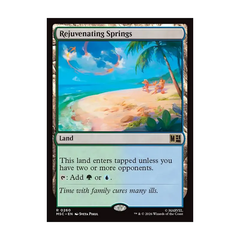 Rejuvenating Springs (Surge Foil) - Marvel Super Heroes Commander (Foil Near Mint)
