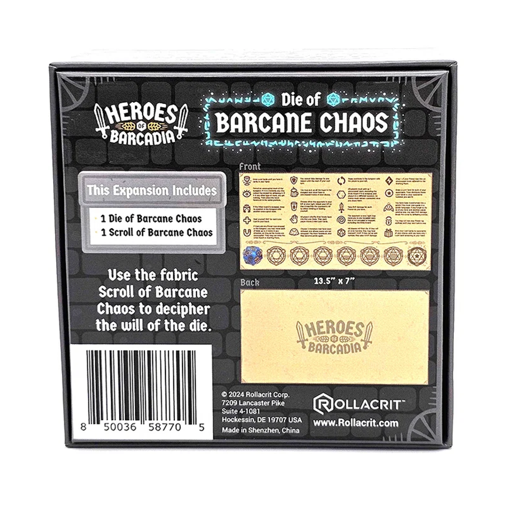 Heroes of Barcadia: Die of Barcane Chaos Expansion (Preorder)