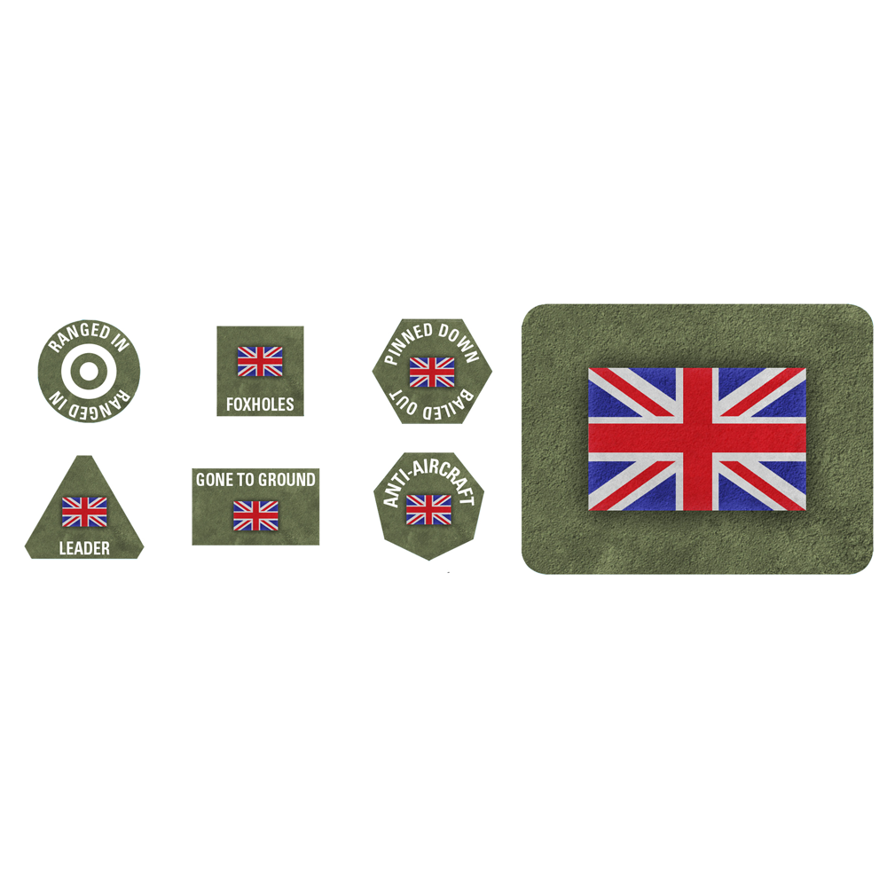 Flames of War WW2: British - British Tokens (Preorder)