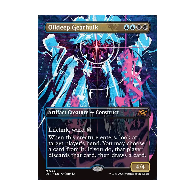 Oildeep Gearhulk (Borderless) - Aetherdrift (Near Mint)
