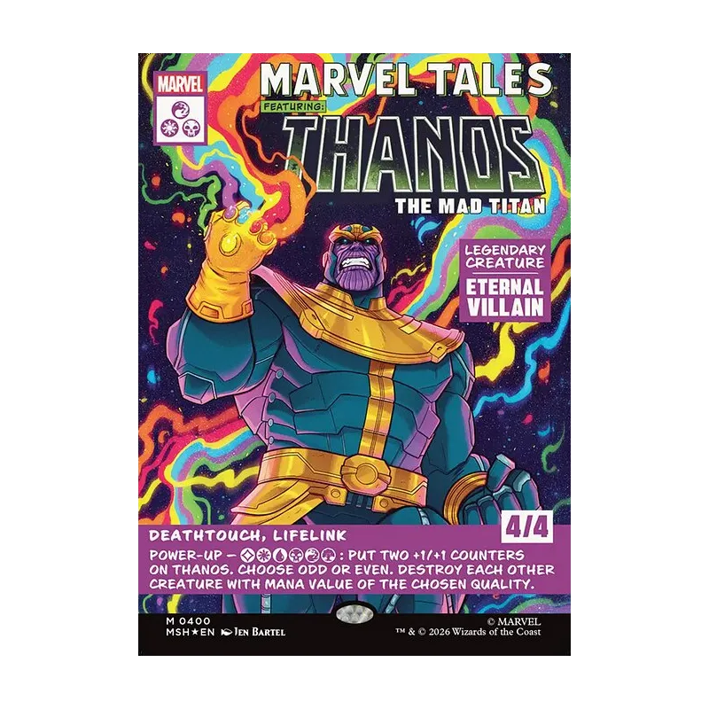 Thanos, The Mad Titan | Marvel Super Heroes MTG