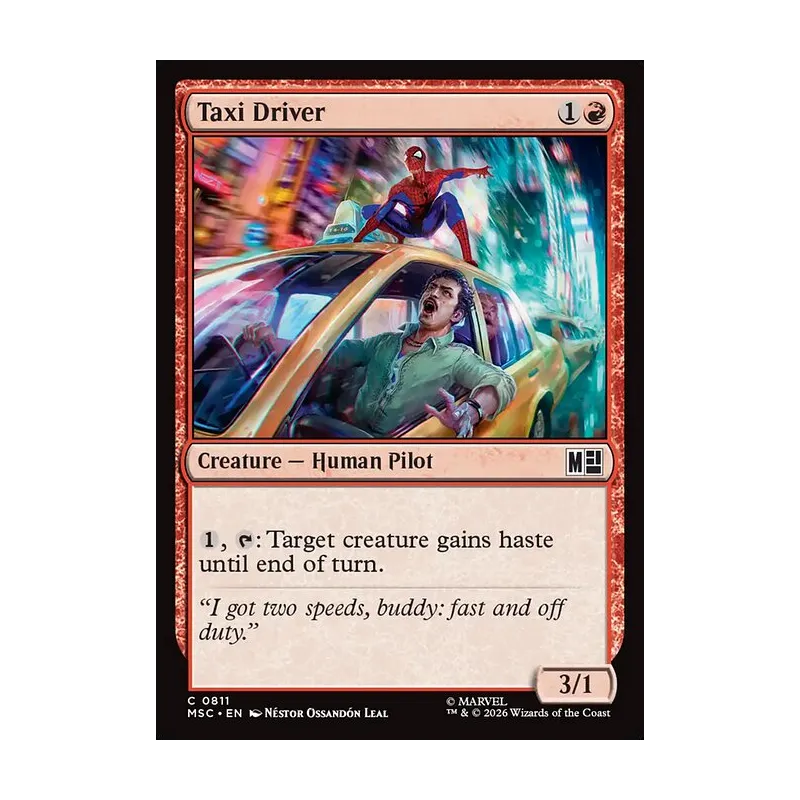 Taxi Driver - Marvel Super Heroes Commander (Near Mint)