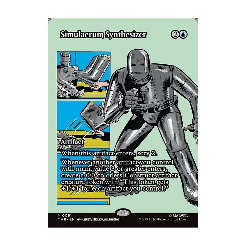 Simulacrum Synthesizer (Borderless) - Marvel Universe (Near Mint)