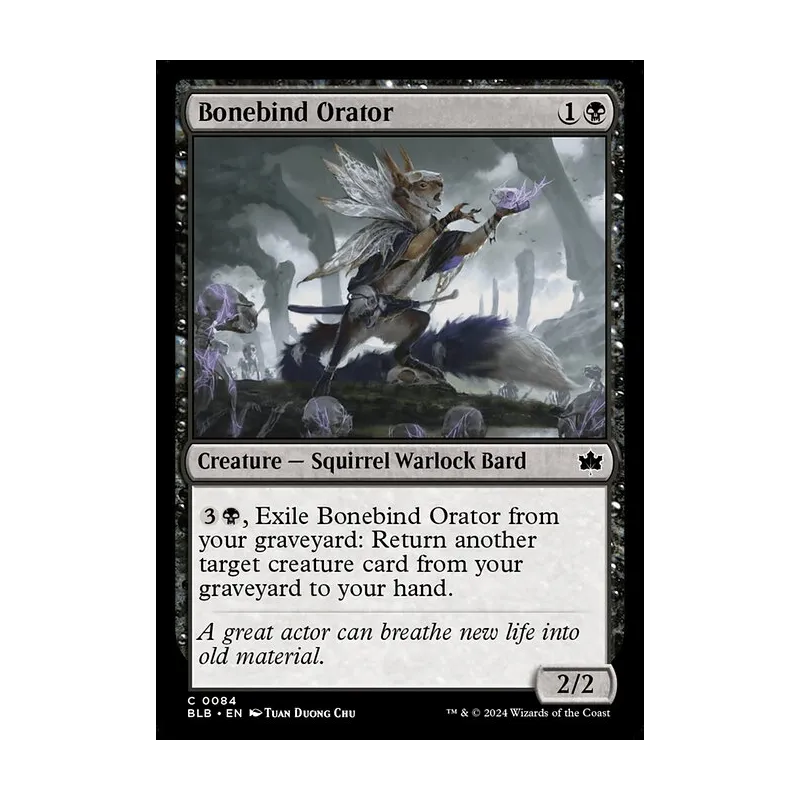 Bonebind Orator - Bloomburrow (Near Mint)
