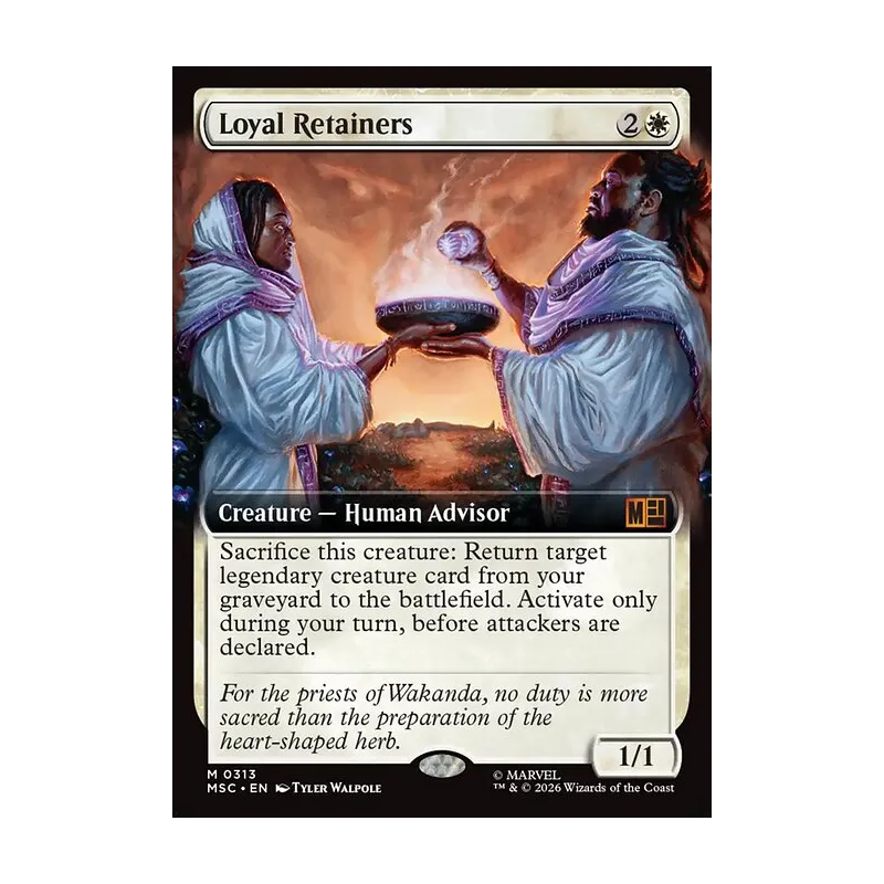 Loyal Retainers (Extended Art) - Marvel Super Heroes Commander (Near Mint)