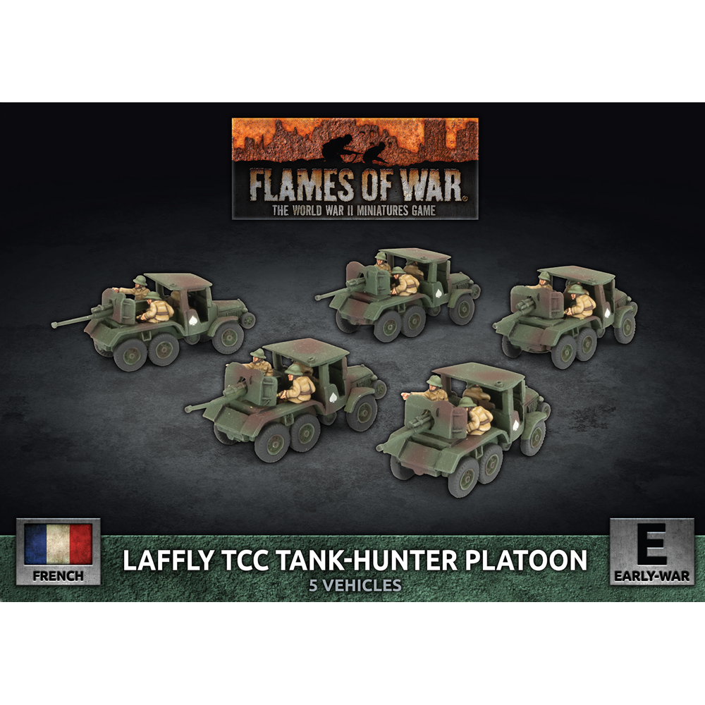Flames of War WW2: French - Laffly TCC Tank-Hunter Platoon (Preorder)