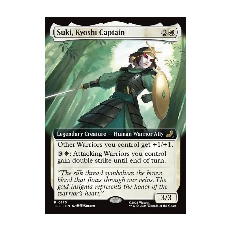 Suki, Kyoshi Captain (Extended Art) - Avatar: The Last Airbender Eternal (Near Mint)