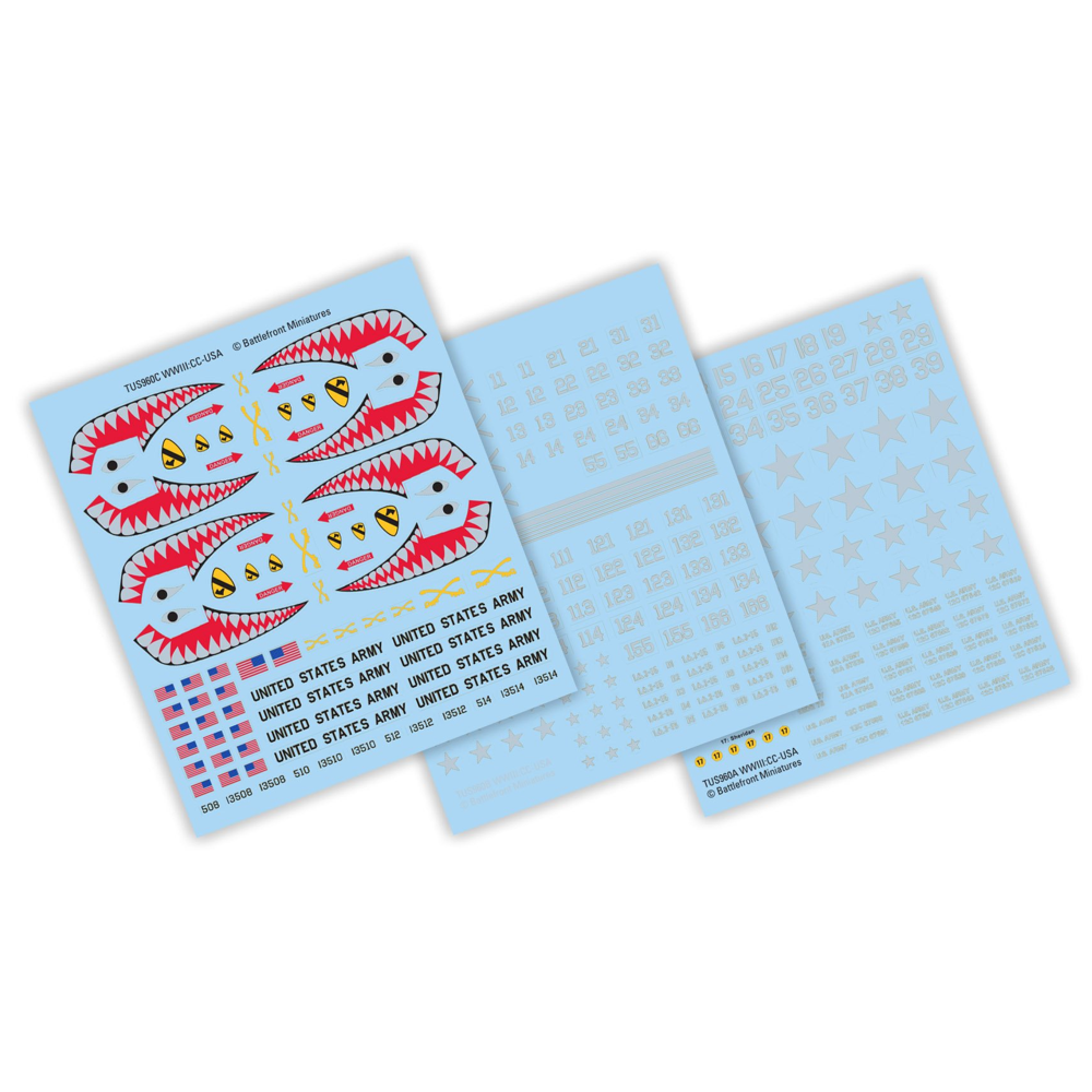 WWIII Team Yankee: American - Checkpoint Charlie Decals (New Arrival)