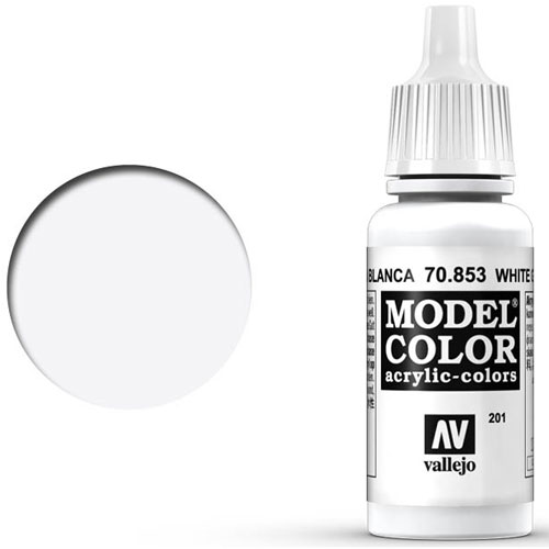 Vallejo Model Color Paint: White Glaze