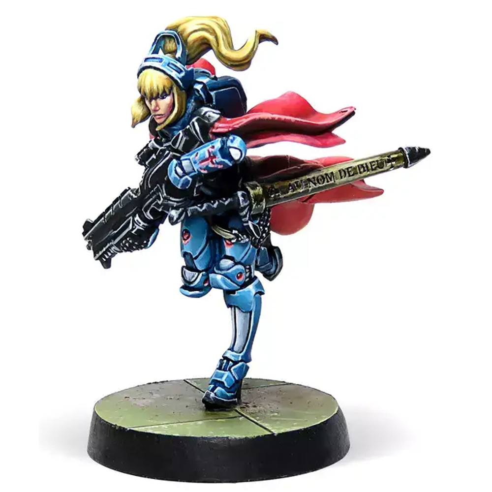 Infinity: PanOceania - Essentials Hero, Jeanne d'Arc 2.0 (Mobility Armor) Infinity: PanOceania - Essentials Hero, Jeanne d'Arc 2.0 (Mobility Armor)