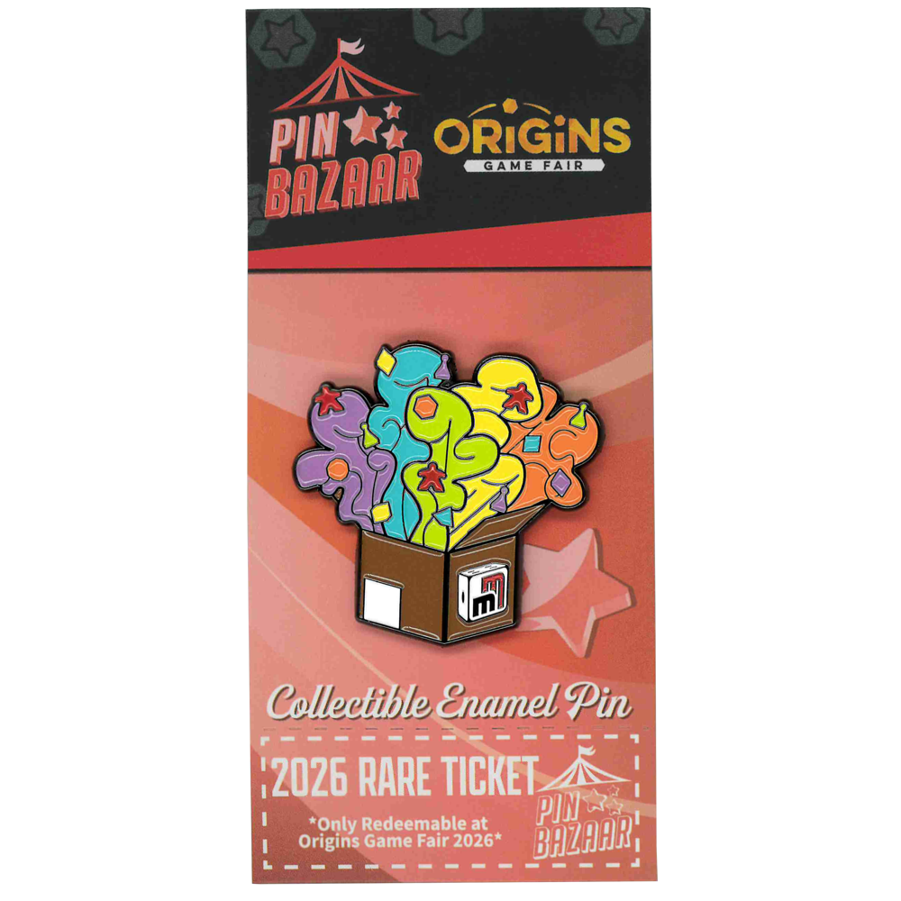 Origins Game Fair 2026 Enamel Pin: Miniature Market - Special Delivery