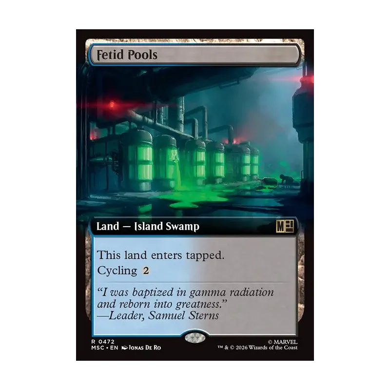 Fetid Pools (Extended Art) - Marvel Super Heroes Commander (Near Mint)