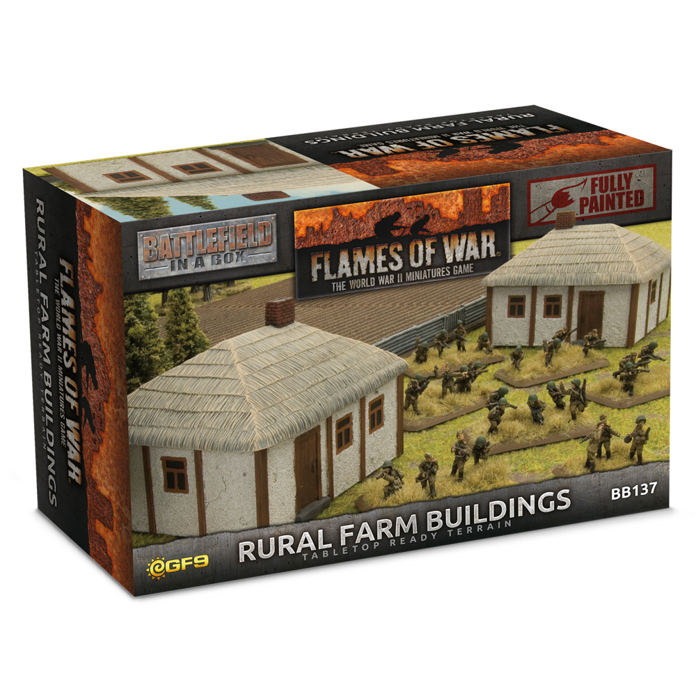 Flames of War: Battlefield in a Box - Rural Farm Buildings