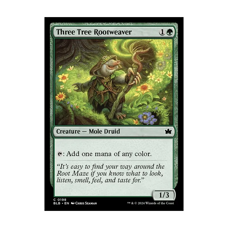 Three Tree Rootweaver - Bloomburrow (Near Mint)