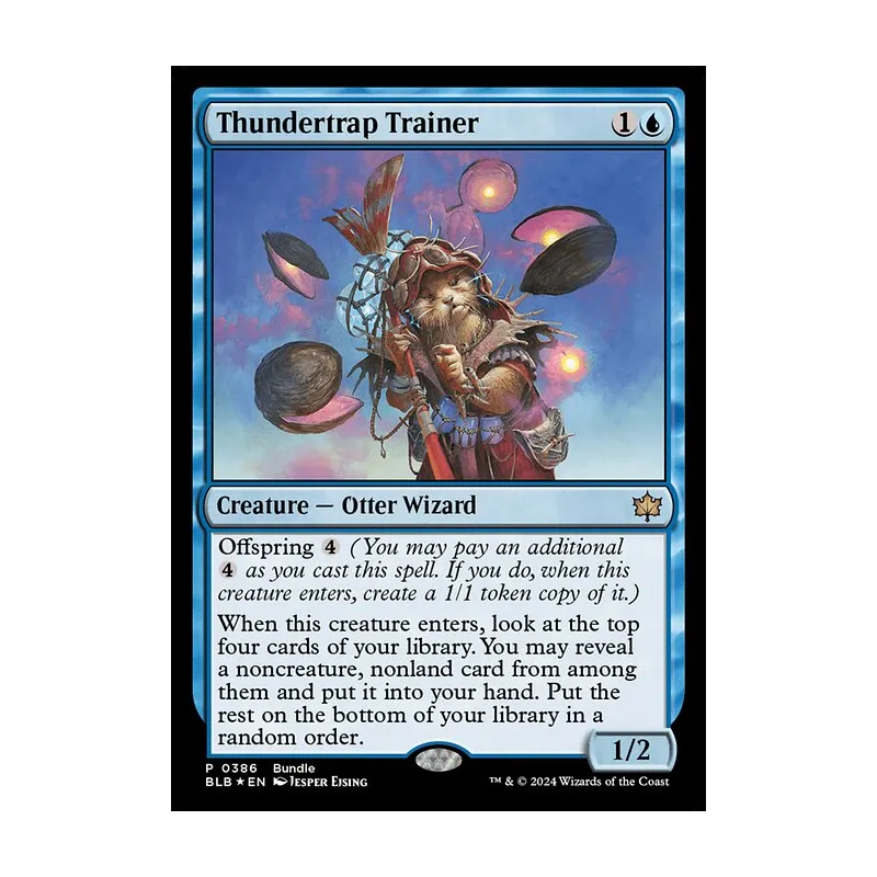 Thundertrap Trainer (BLB Bundle) - Bloomburrow (Foil Near Mint)