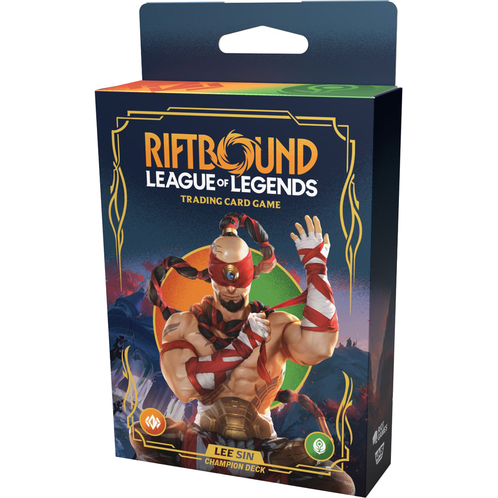 Riftbound TCG: Origins - Lee Sin Champion Deck (Preorder) Riftbound TCG: Origins - Lee Sin Champion Deck (Preorder)