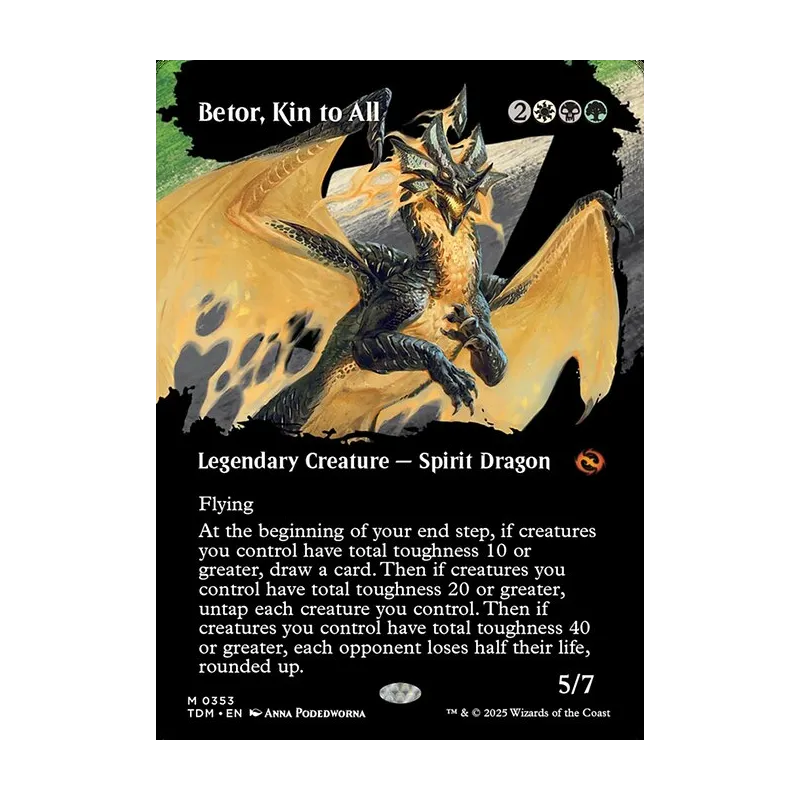 Betor, Kin to All (Borderless) - Tarkir: Dragonstorm (Near Mint)