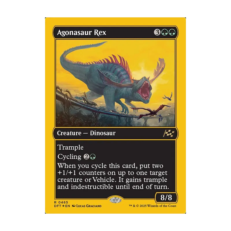 Agonasaur Rex (First-Place Foil) - Aetherdrift (Foil Near Mint)