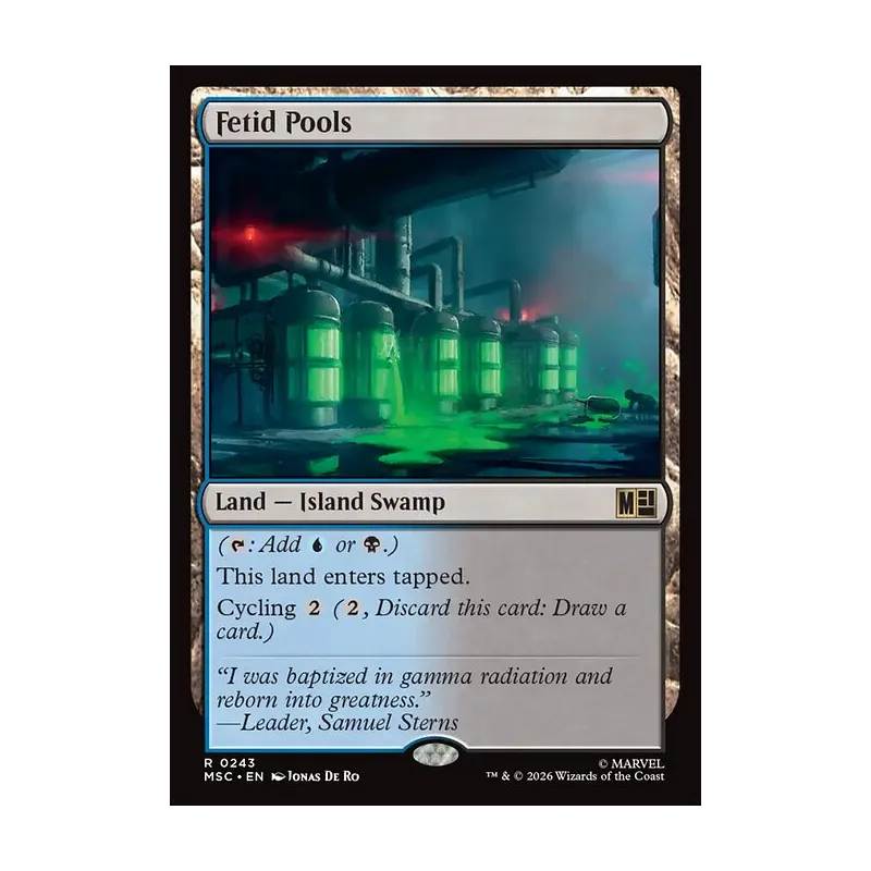 Fetid Pools (Surge Foil) - Marvel Super Heroes Commander (Foil Near Mint)