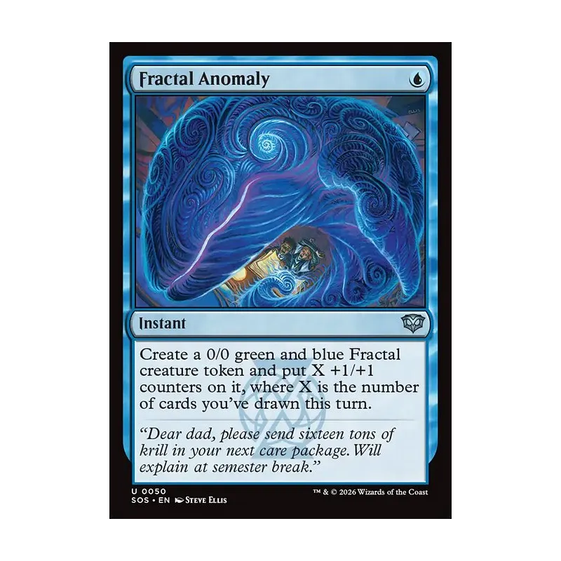 Fractal Anomaly - Secrets of Strixhaven (Near Mint)