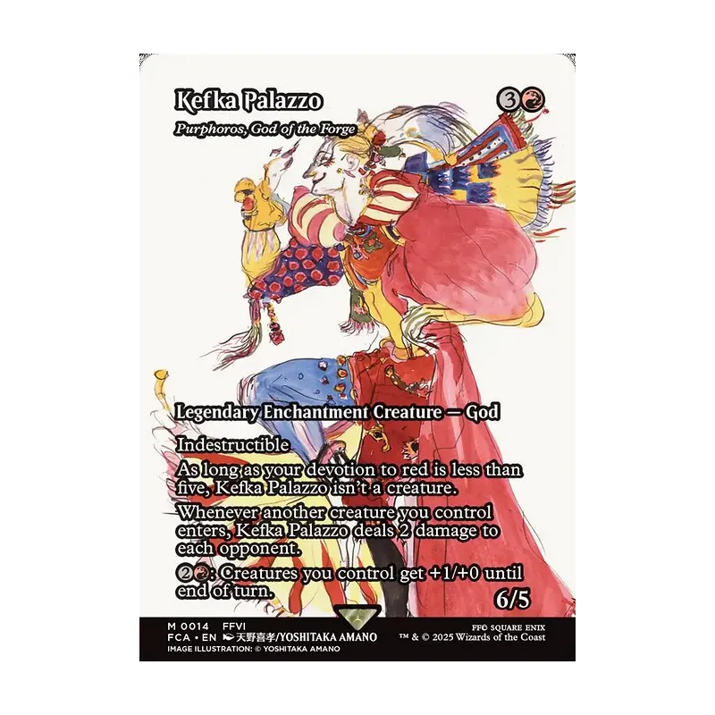 Kefka Palazzo / Purphoros, God of the Forge (Showcase) - Final Fantasy: Through the Ages (Near Mint)