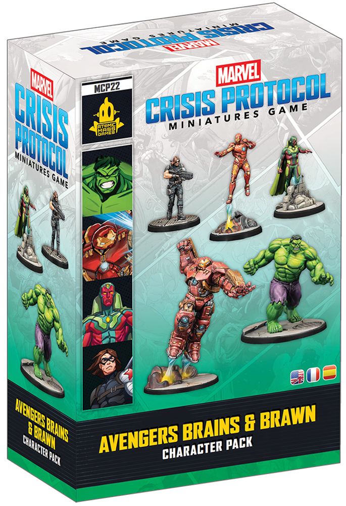 Marvel Crisis Protocol: Avengers Brains & Brawn Character Pack (Preorder)