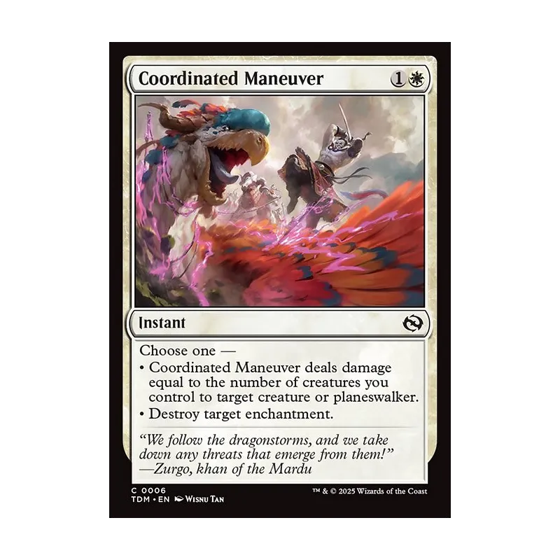 Coordinated Maneuver - Tarkir: Dragonstorm (Near Mint)