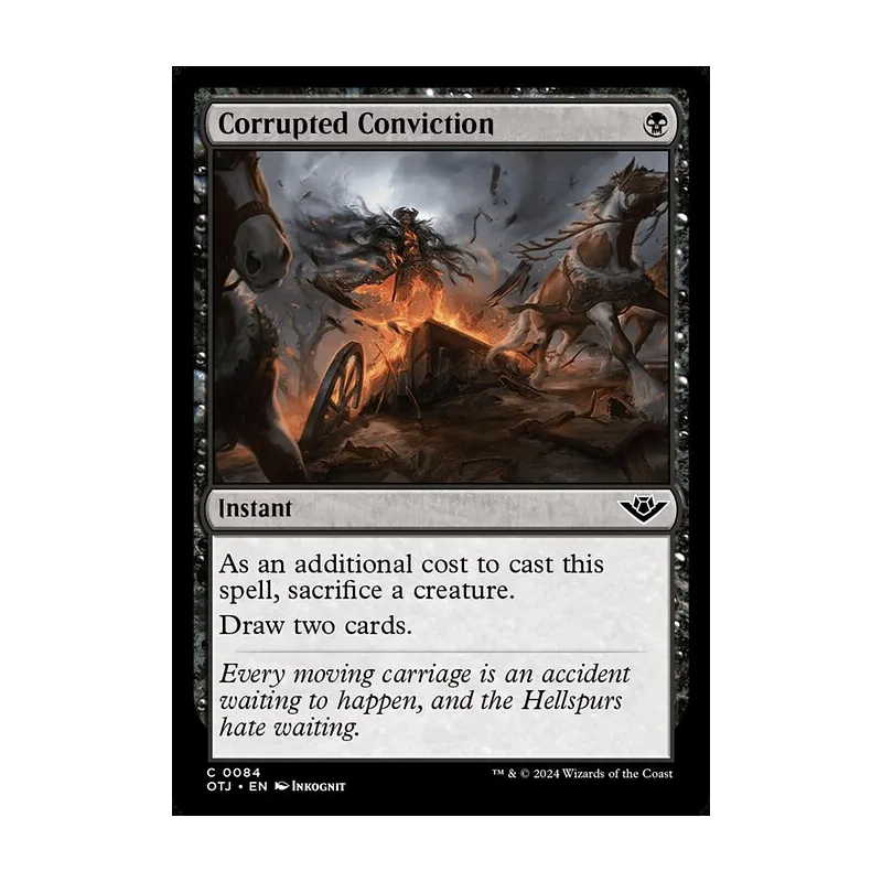 Corrupted Conviction - Outlaws of Thunder Junction (Near Mint)