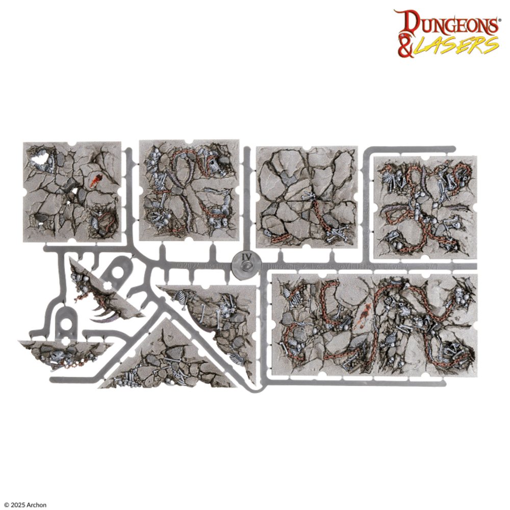 Dungeons & Lasers PrismaCast Pre-Painted: Demonic Caves (New Arrival)