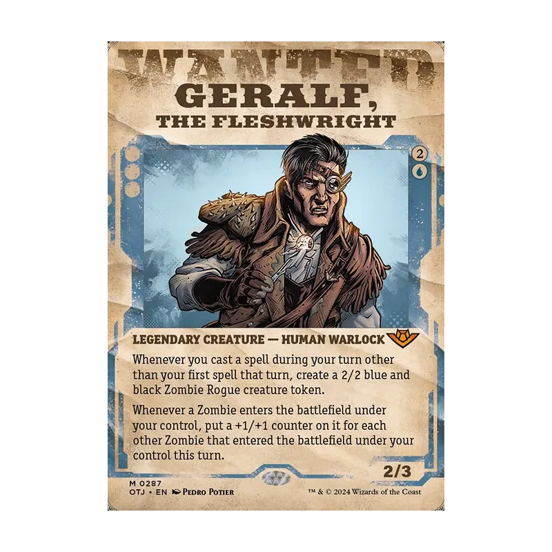 Geralf, the Fleshwright (Showcase) - Outlaws of Thunder Junction (Near Mint)