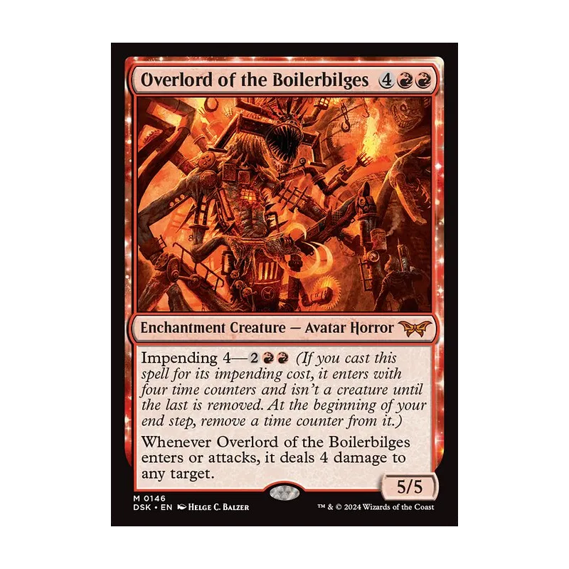 Overlord of the Boilerbilges - Duskmourn: House of Horror (Near Mint)