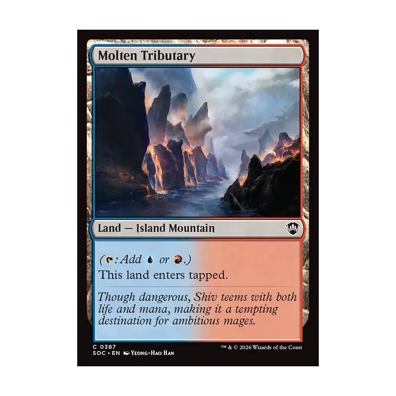 Molten Tributary - Secrets of Strixhaven Commander (Near Mint)