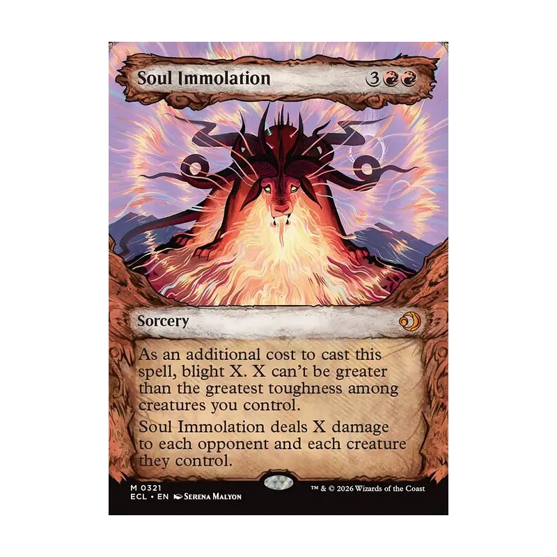 Soul Immolation (Showcase) - Lorwyn Eclipsed (Near Mint)