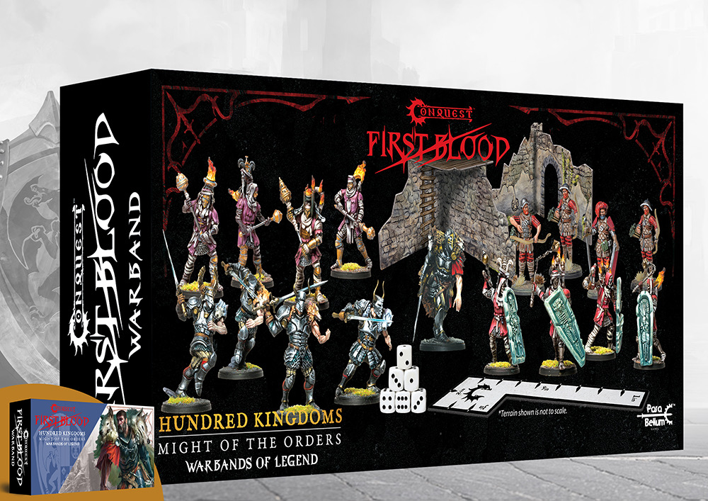 Conquest: First Blood 2E: Hundred Kingdoms - Might of the Orders - Warbands of Legend (Preorder)