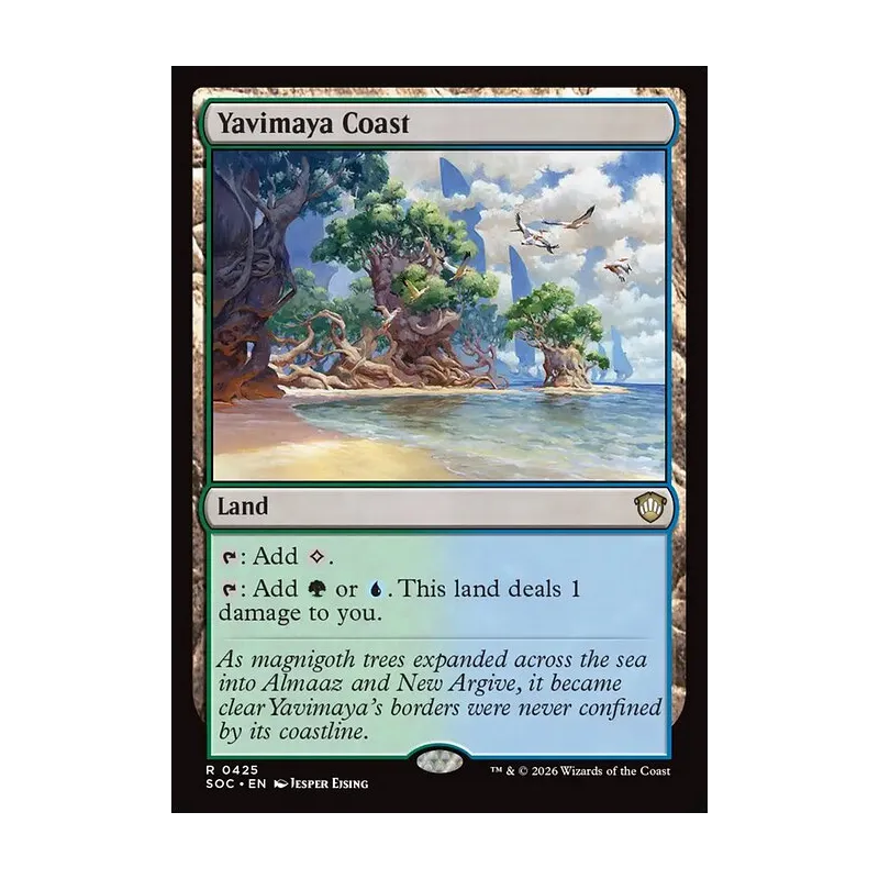 Yavimaya Coast - Secrets of Strixhaven Commander (Near Mint)