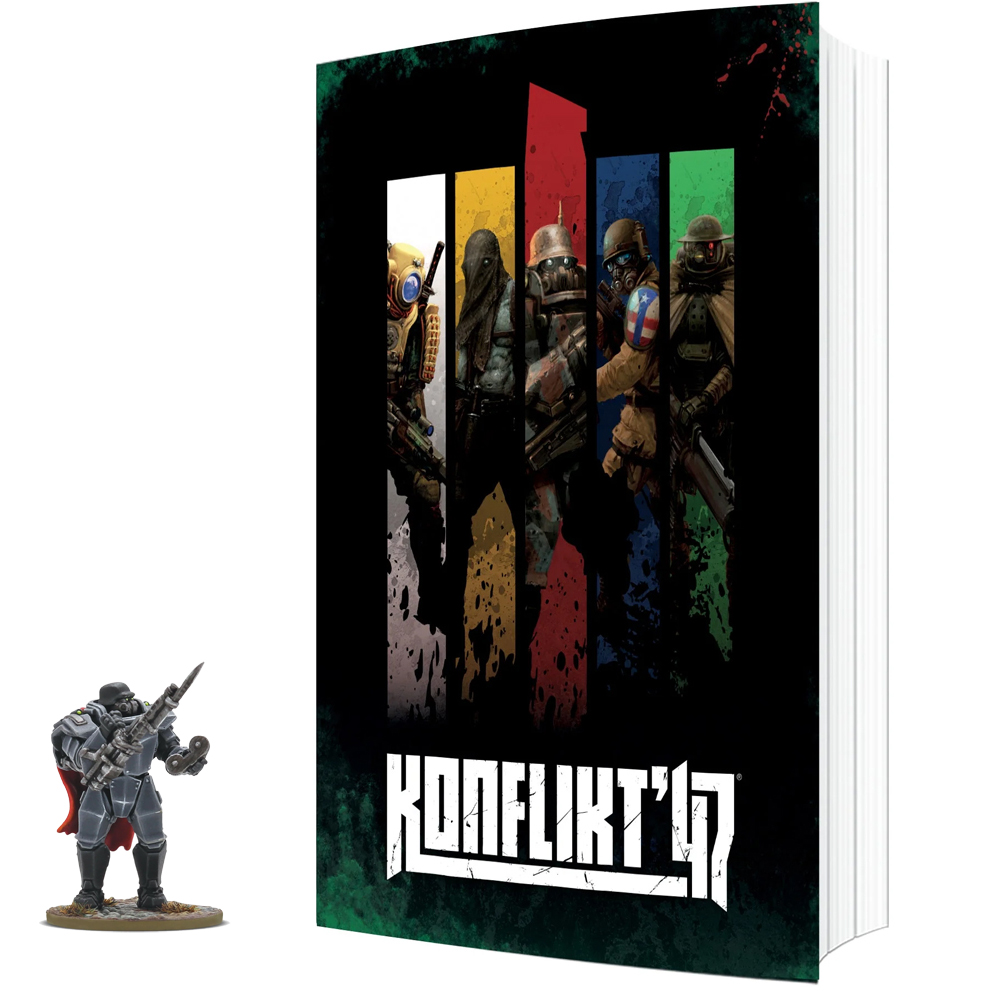 Konflikt '47: Rulebook with Limited Figure Axis Stalhtruppe (Preorder)