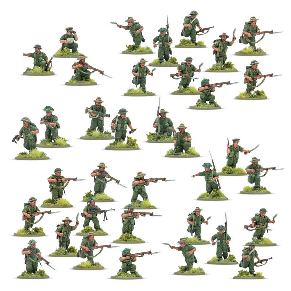 Bolt Action: Gurkha Infantry Platoon (Preorder)