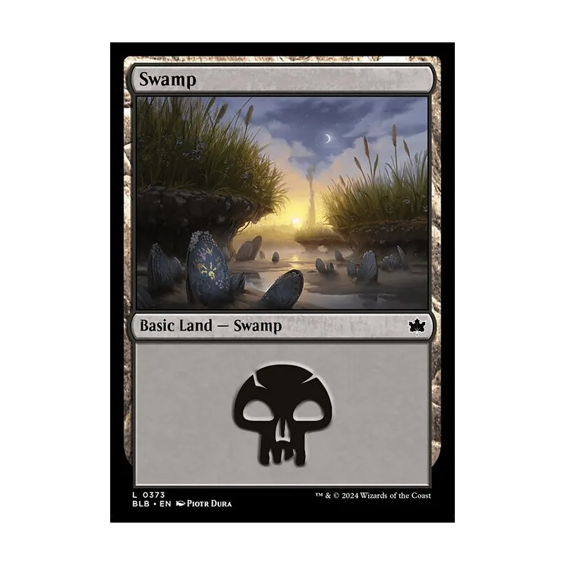Swamp (0373) - Bloomburrow (Near Mint)