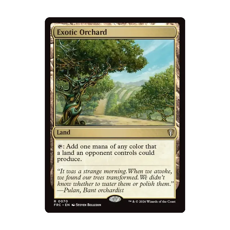 Exotic Orchard - Reality Fracture Commander (Near Mint)