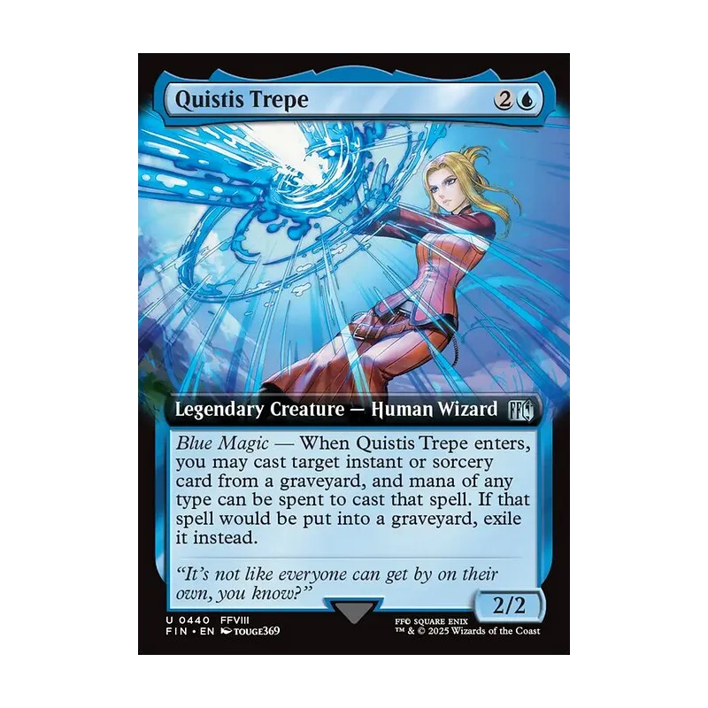 mtg final fantasy quistis - Hidden Hope - Blue Magic When Quistis Trepe enters Quistis Trepe FIN 0066 -