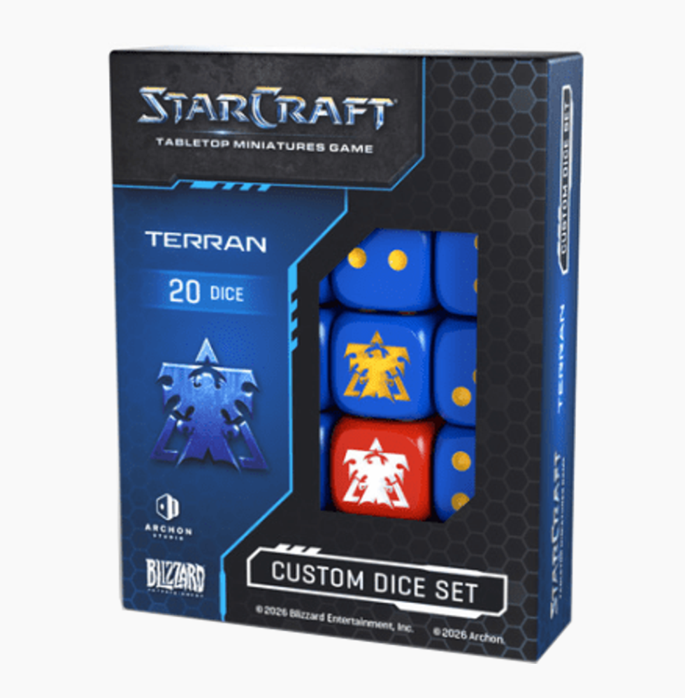 Starcraft: Terran Custom Dice Set (Preorder)