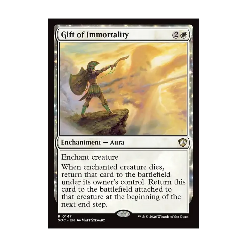 Gift of Immortality - Secrets of Strixhaven Commander (Near Mint)