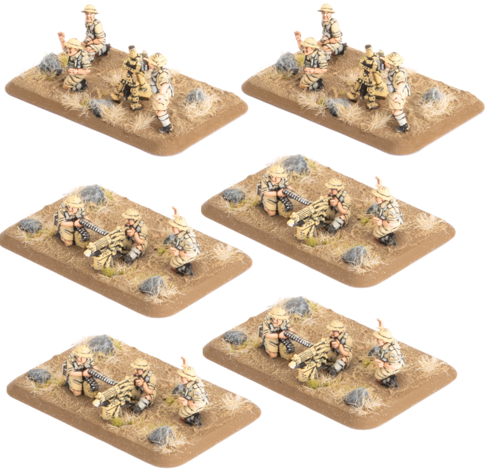 Flames of War: WW2 - MMG Platoon & Mortar Section