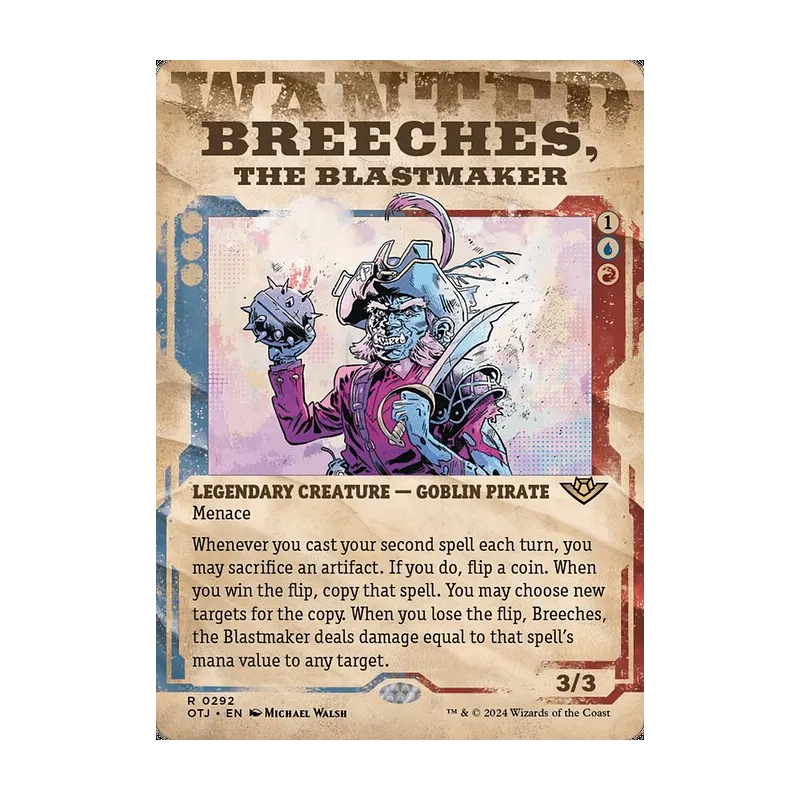 Breeches, the Blastmaker (Showcase) - Outlaws of Thunder Junction (Near Mint)